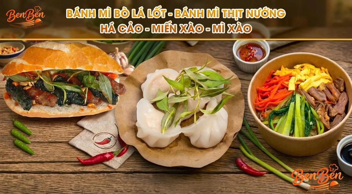 Ảnh bìa Bánh Mì Bò Lá Lốt & Thịt Nướng Ben Ben - Kha Vạn Cân