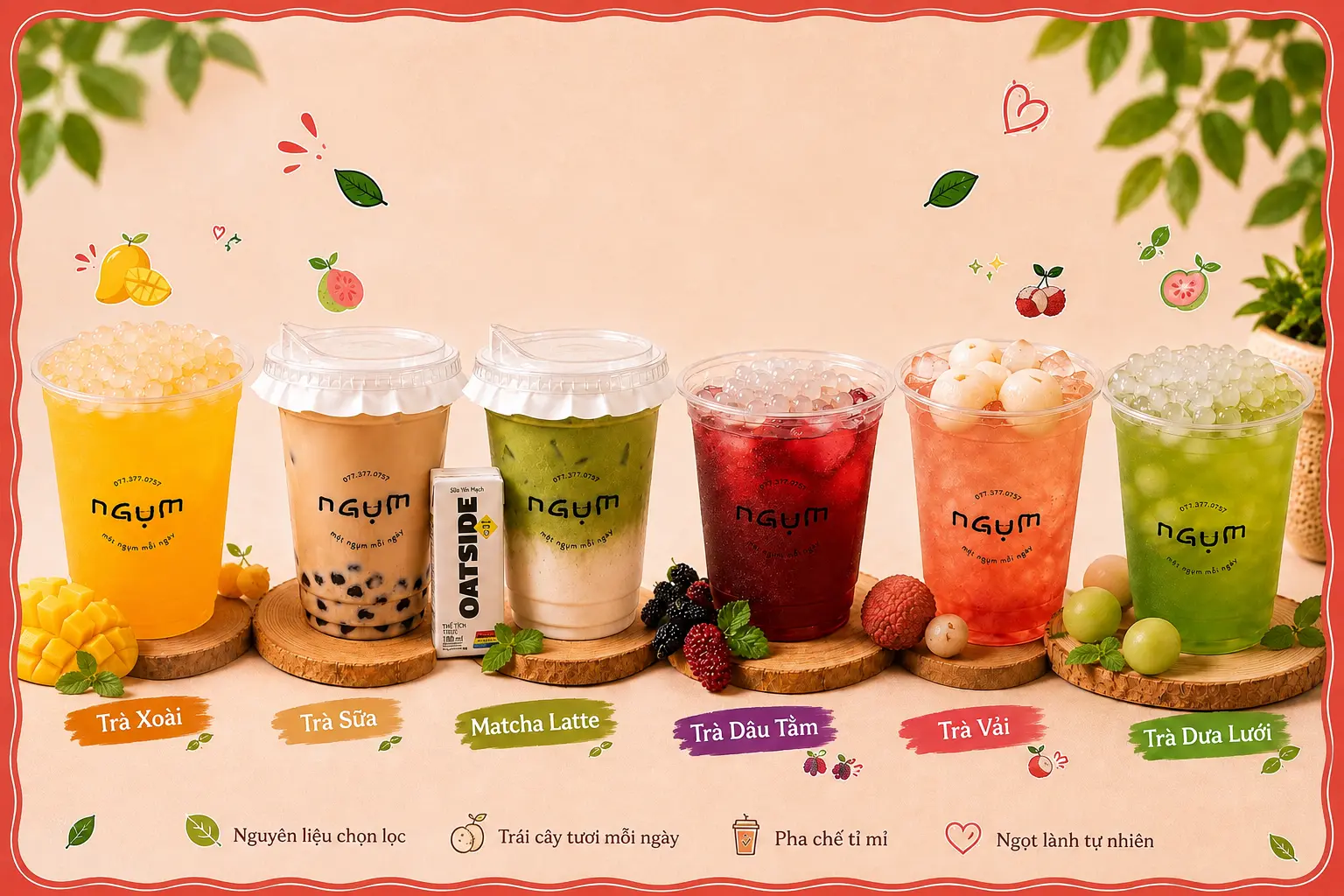 Ảnh bìa Ngụm - Trà Sữa, Trà Trái Cây & Matcha - Tam Bình