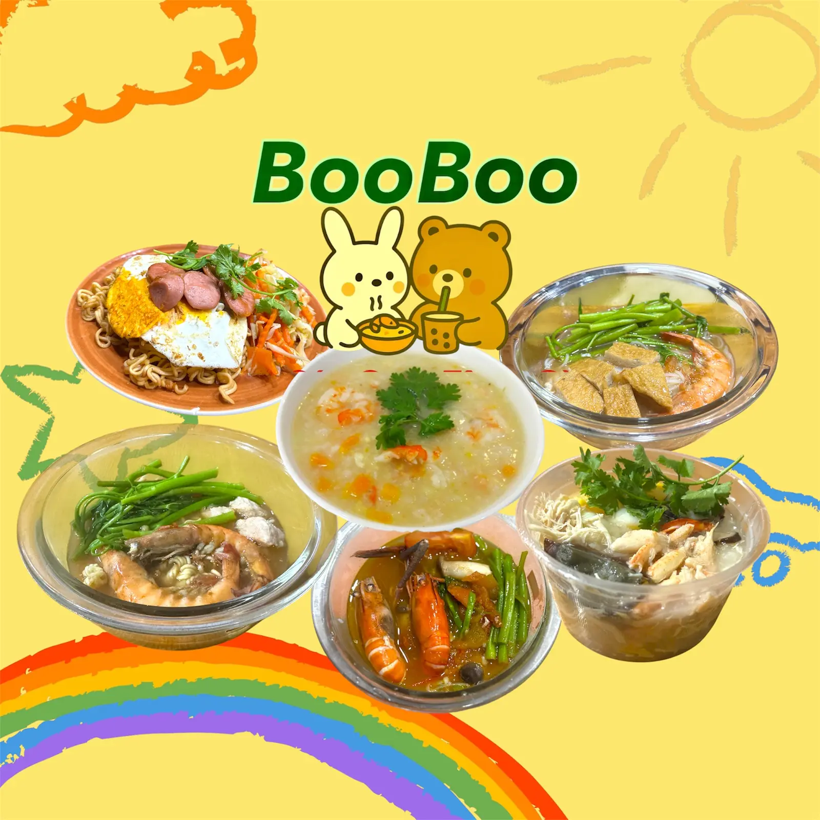 Ảnh bìa BooBoo - Bún TomYum, Phở Khô & Bún Gạo Xào - Bùi Đình Túy