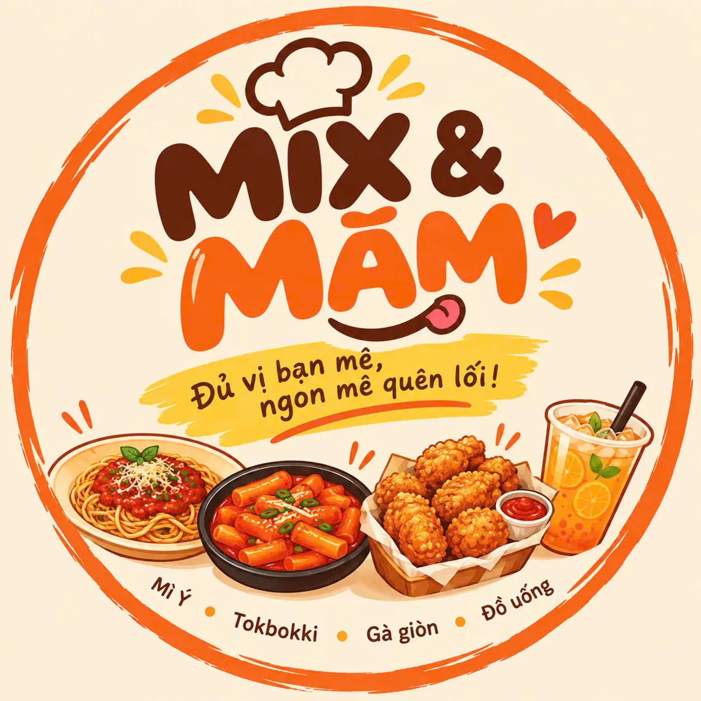 Ảnh bìa Mix & Măm - Mỳ Ý, Tokbokki & Tàu Hũ - Tố Hữu
