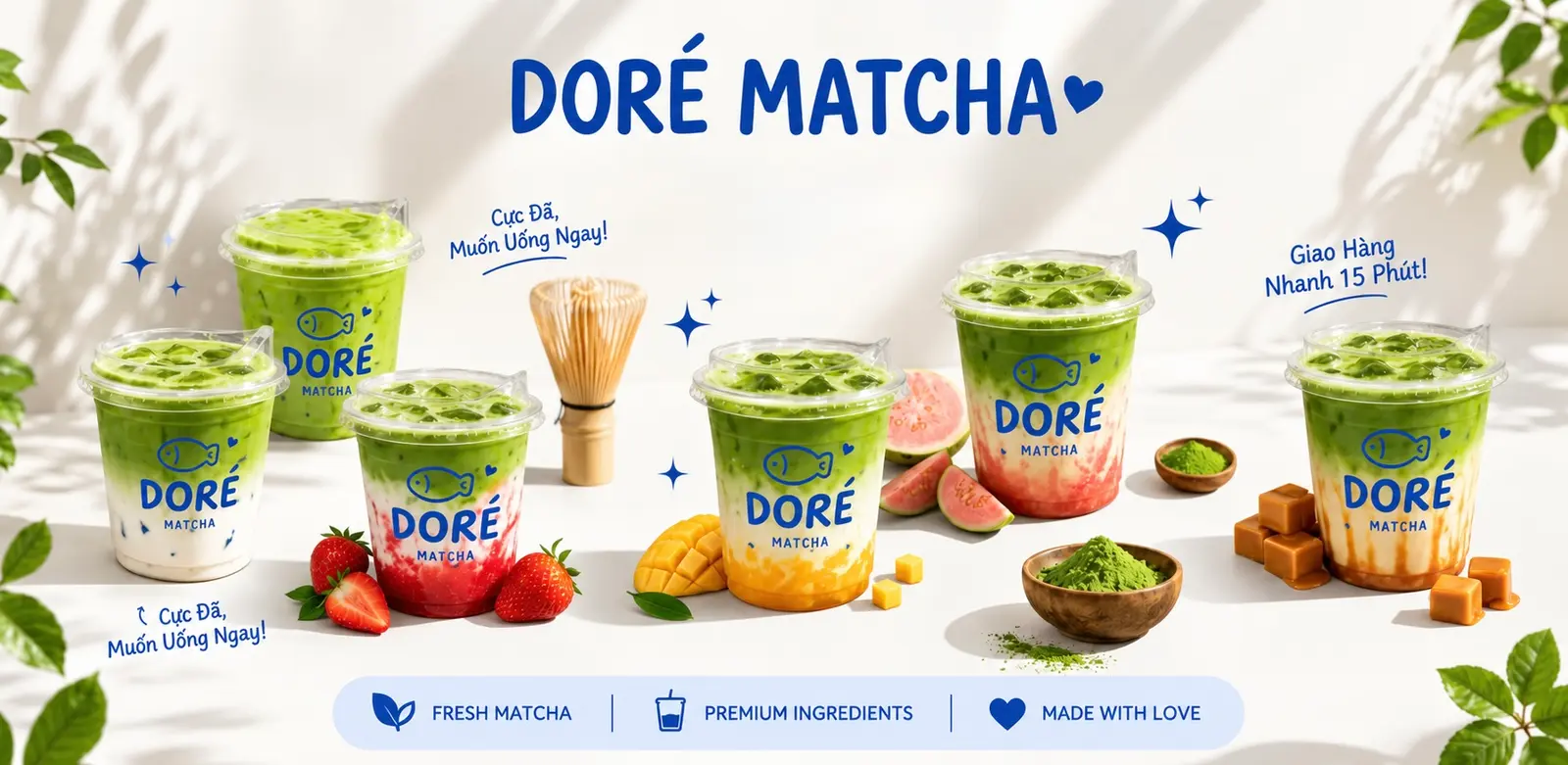 Ảnh bìa DORÉ MATCHA LATTE - Bà Hom
