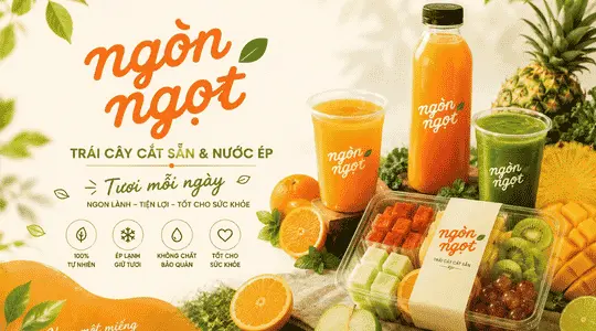 Ảnh bìa Ngòn Ngọt - Trái Cây Cắt Sẵn & Nước Ép - KĐT Cầu Diễn 