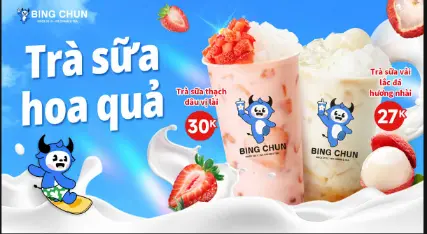 Ảnh bìa Bing Chun Văn Phú - Trà Sữa, Trà Trái Cây & Kem - Hoàng Đôn Hòa