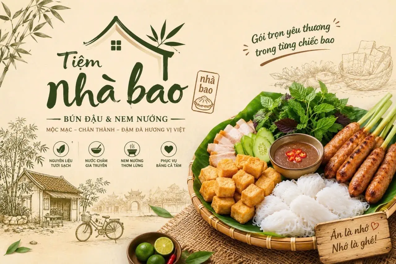 Ảnh bìa Tiệm Nhà Bao - Bún Đậu & Nem Nướng - Đại Mỗ