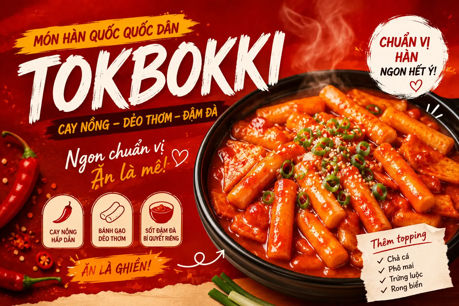 Ảnh bìa Tokbokki - Bánh Gạo Cay Vian - Lê Đình Cẩn