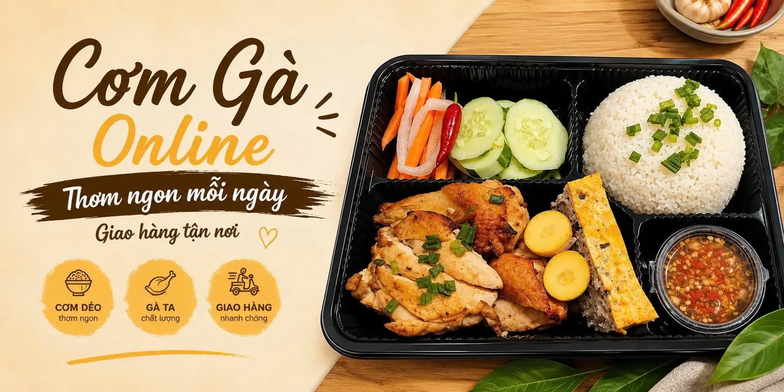 Ảnh bìa Cơm Gà Hương Giang - Bình Lợi