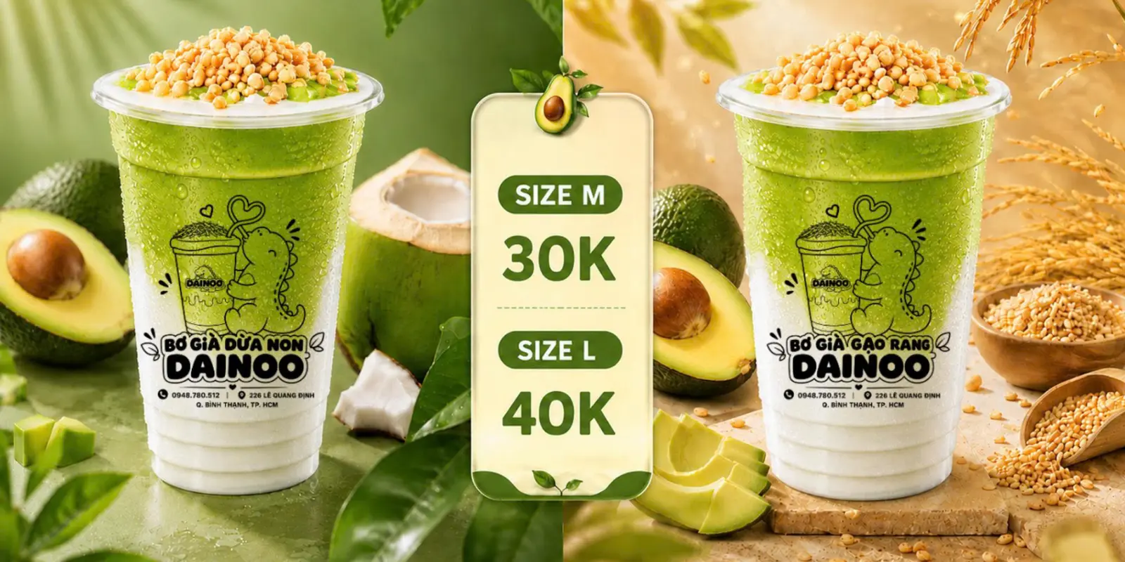 Ảnh bìa Bơ Già Dừa Non DAINOO - Lê Quang Định