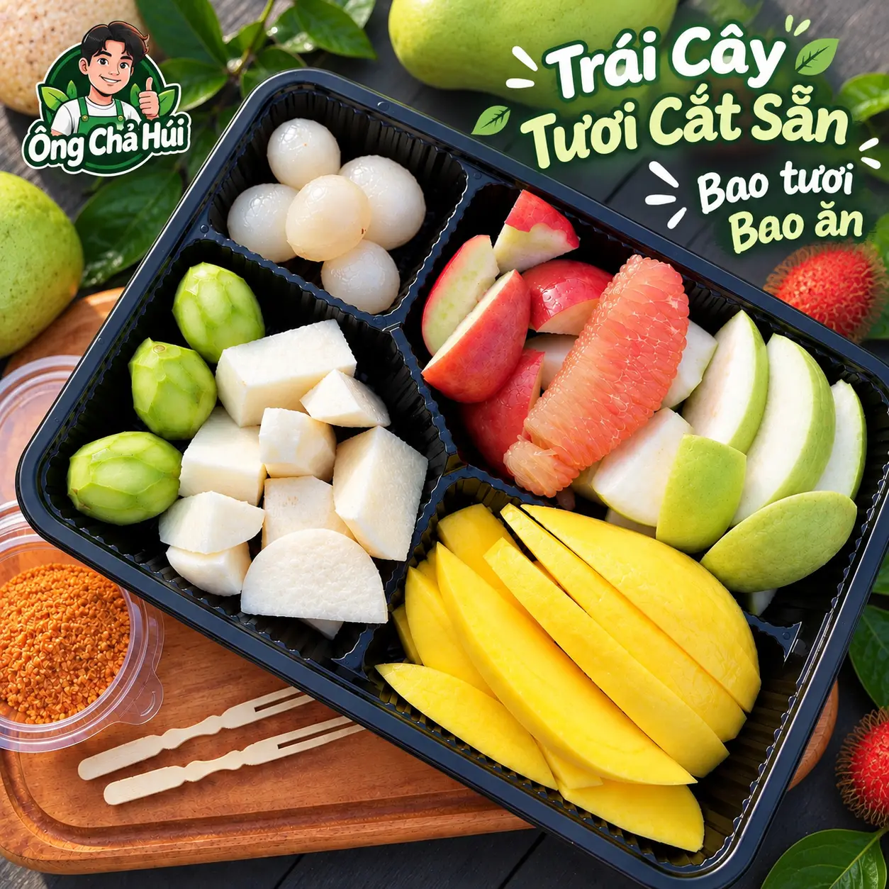 Ảnh bìa Trái Cây Tươi Cắt Sẵn - Ông Chả Húi - Phan Văn Trị