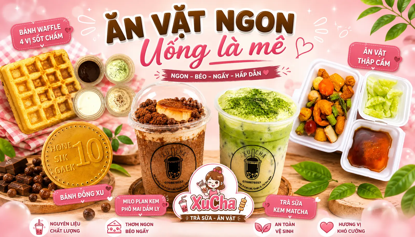 Ảnh bìa Trà sữa & Bánh tráng trộn XuCha - Đường 29