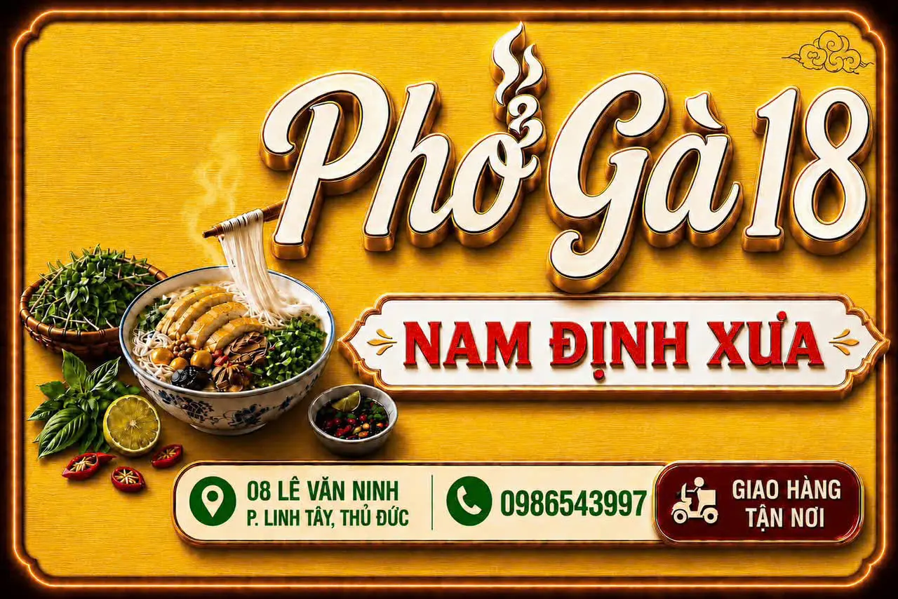 Ảnh bìa Phở Gà 18 Nam Định Xưa - Lê Văn Ninh