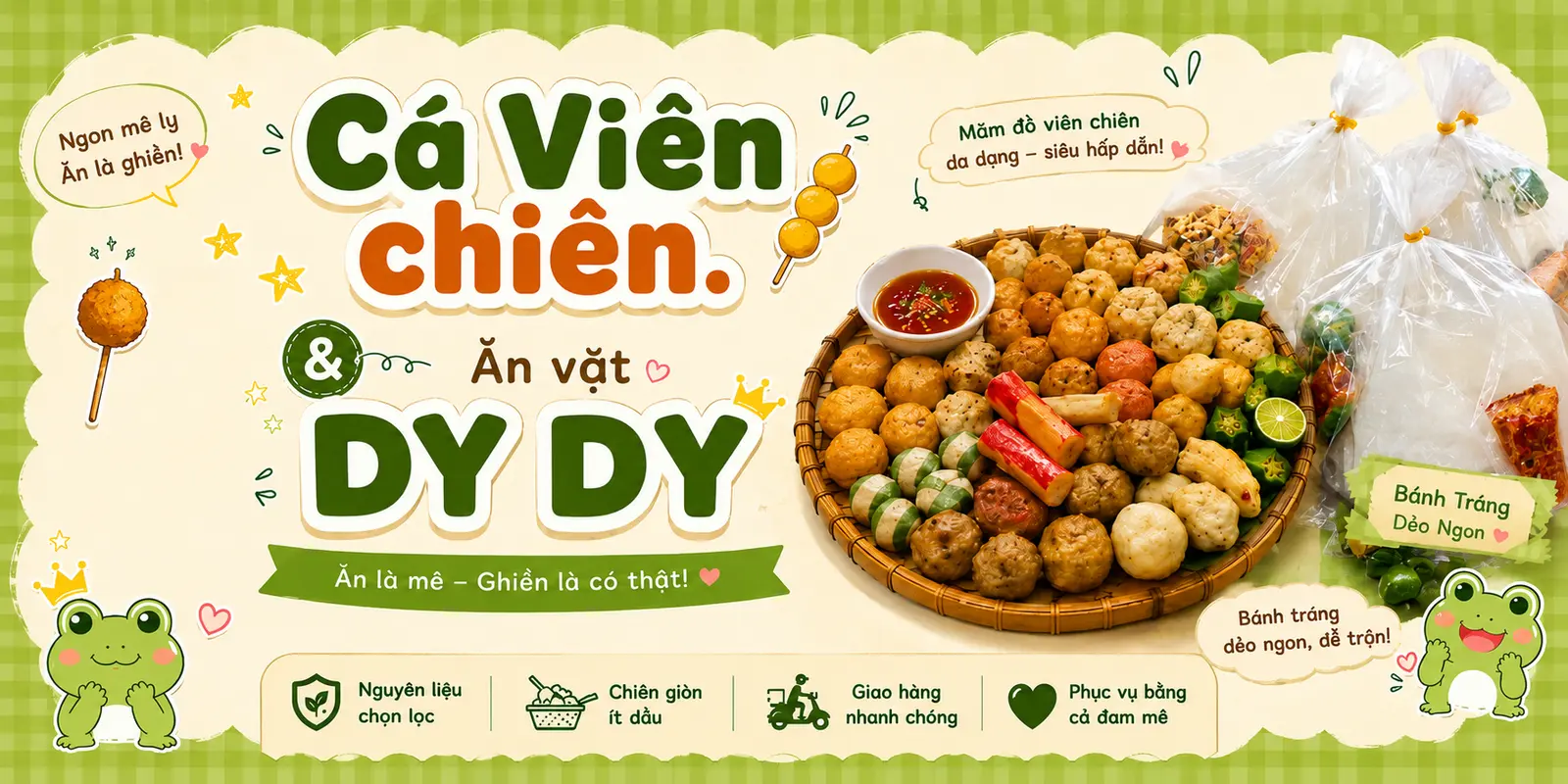 Ảnh bìa Cá Viên Chiên & Ăn Vặt DY DY - Thống Nhất