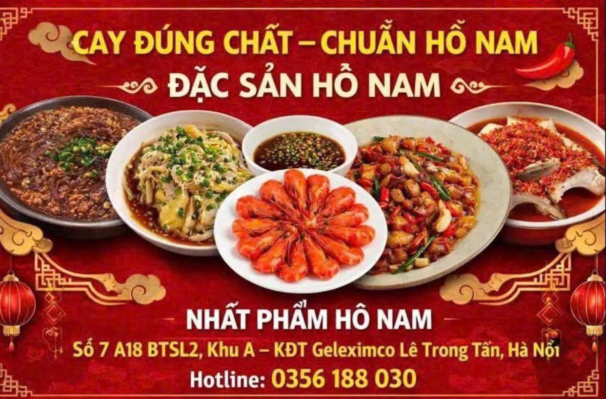 Ảnh bìa Nhà Hàng Nhất Phẩm Hồ Nam - 一品湘 - Khu Đô Thị Geleximco Lê Trọng Tấn