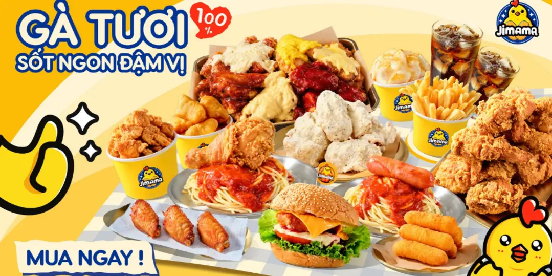 Ảnh bìa Gà Rán Jimama - Gà Rán, Mỳ Ý & Ăn Vặt - Âp 27
