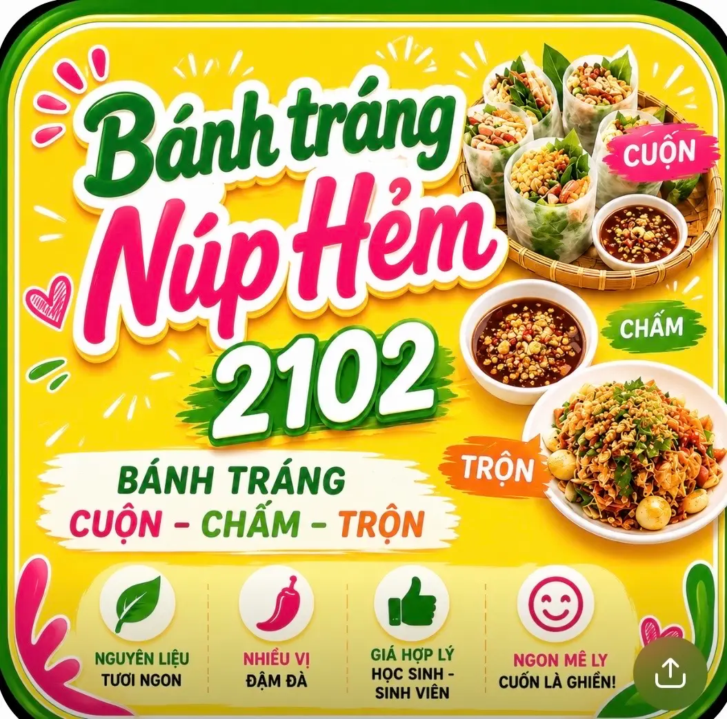Ảnh bìa Bánh Tráng Núp Hẻm 2102 - Ăn Vặt - Nguyễn Nhược Thị
