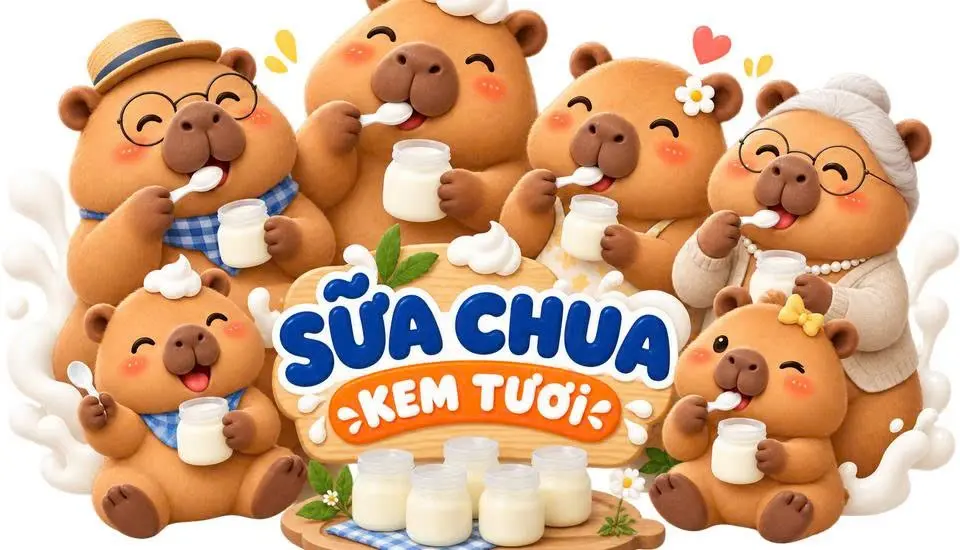 Ảnh bìa SỮA CHUA KEM TƯƠI - Nguyễn Duy Trinh