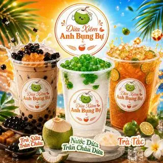 Ảnh đại diện Dừa Xiêm Anh Bụng Bự - Nước Dừa Tươi Mix Topping - Tân Hòa Đông