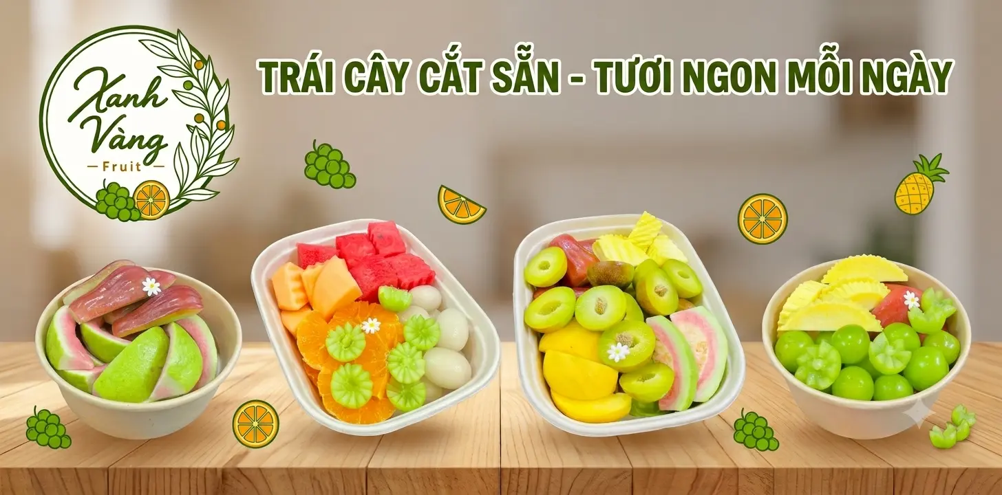 Ảnh bìa Xanh Vàng Fruit - Trái Cây Cắt Sẵn - Phan Sào Nam