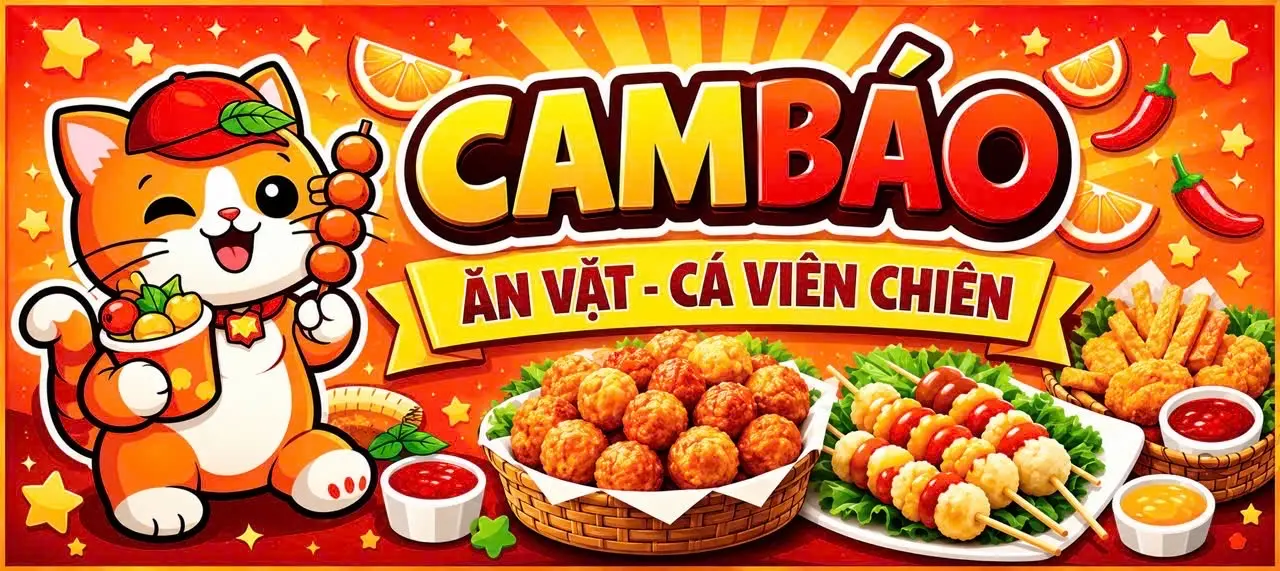 Ảnh bìa Ăn Vặt - Cá Viên Chiên Cam Báo - Tân Thới Hiệp 21