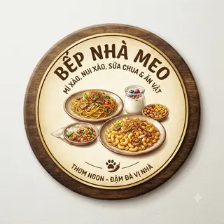 Ảnh đại diện Bếp Nhà Meo - Nui Xào, Mì Xào & Sữa Chua - Phan Huy Ích