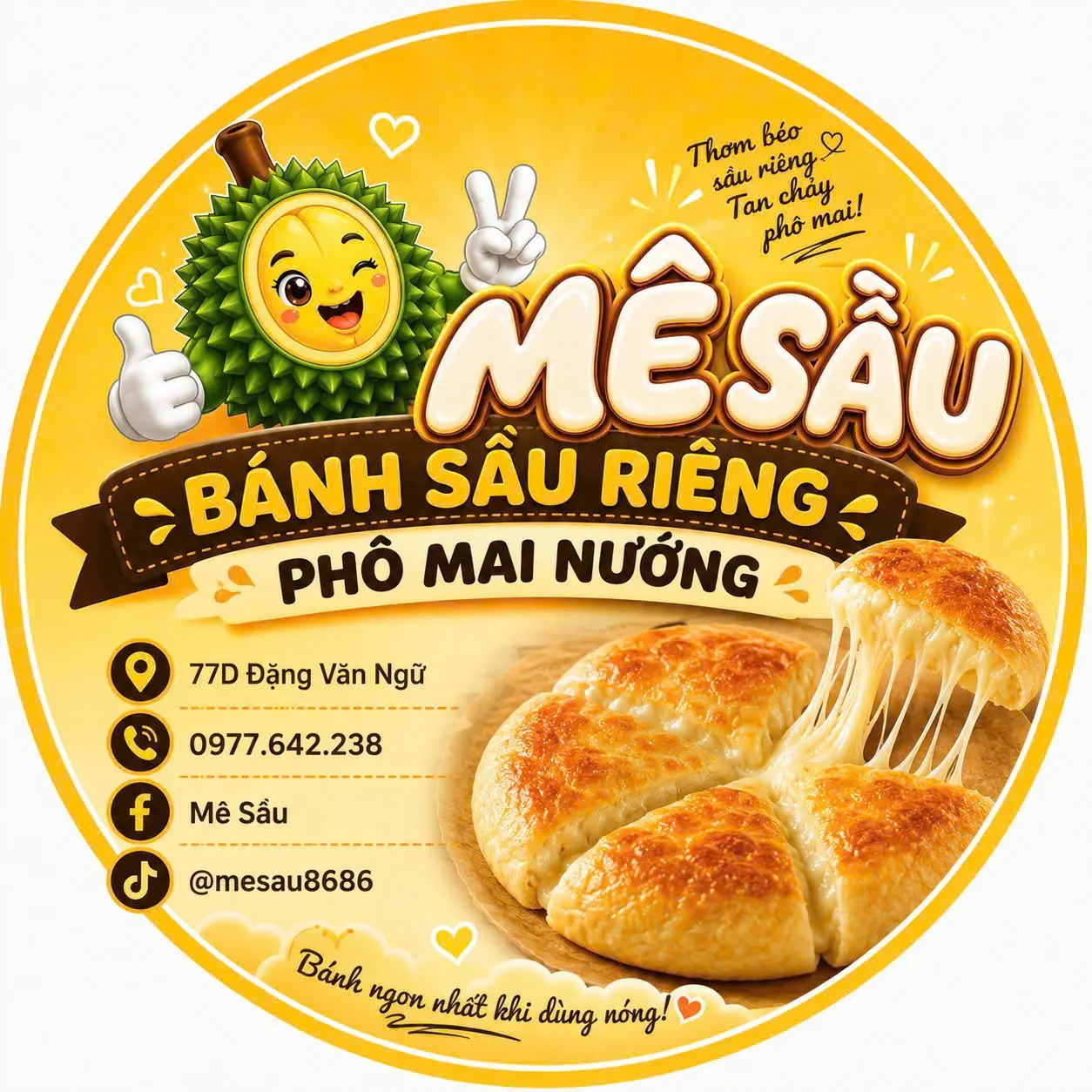 Ảnh bìa Mê Sầu - Bánh Sầu Riêng Phô Mai Nướng - Đặng Văn Ngữ