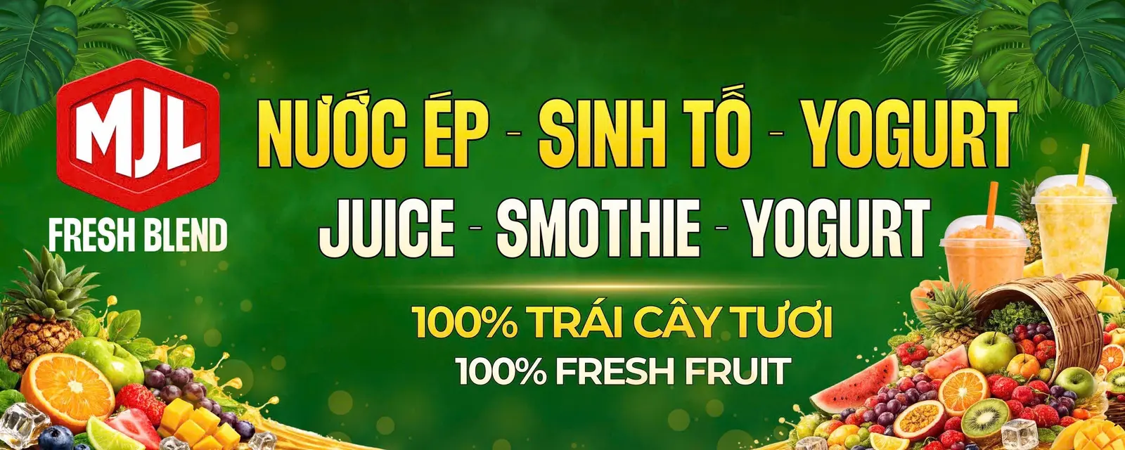 Ảnh bìa MJL Fresh Blend - Sinh Tố, Nước Ép & Cà Phê - Thảo Điền