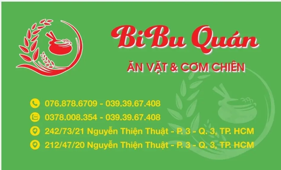 Ảnh bìa Bibu Quán - Ăn Vặt & Cơm Chiên - Nguyễn Thiện Thuật