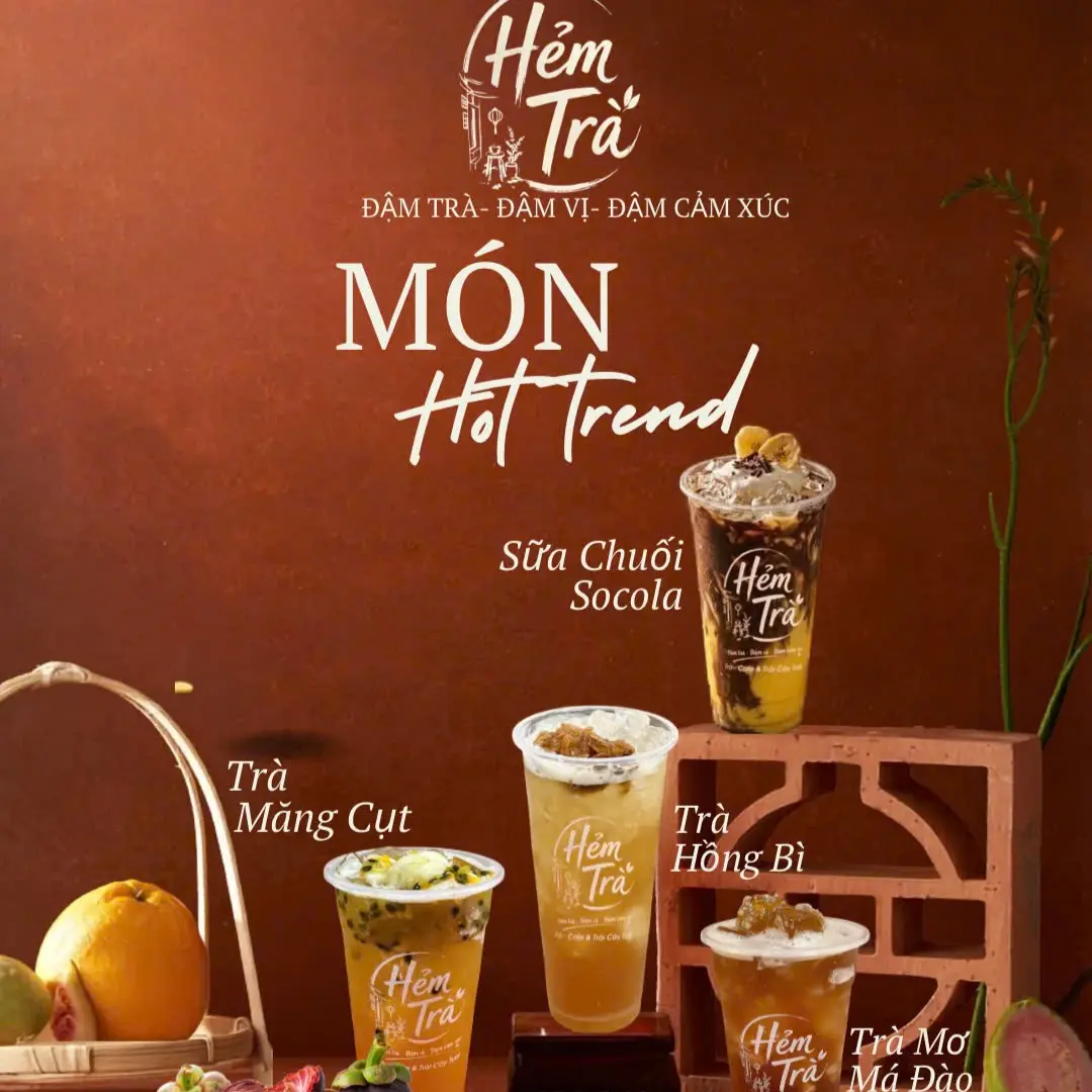 Ảnh bìa Hẻm Trà - Trà, Cafe & Trái Cây Tươi - Nhân Hoà