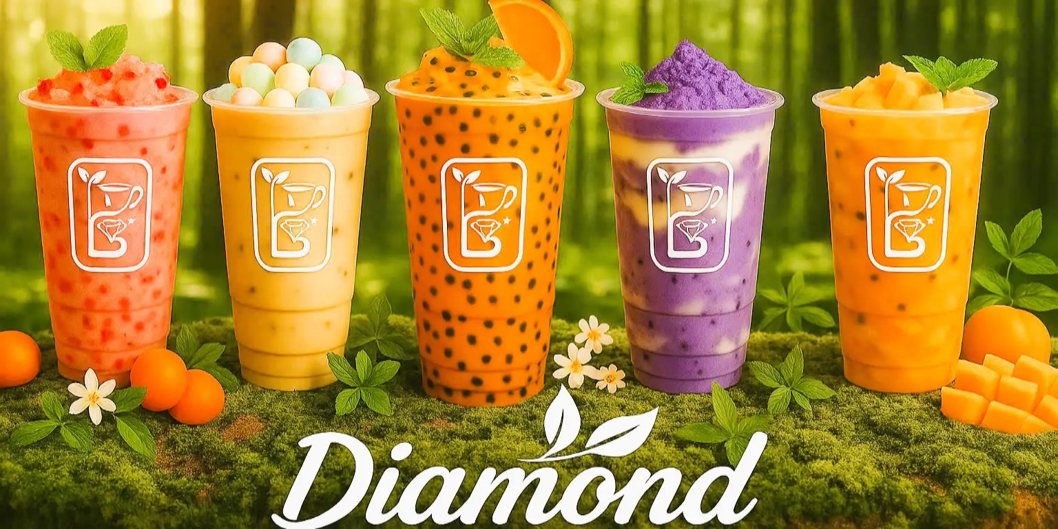 Ảnh bìa Trà Sữa Diamond Tea - Trà Trái Cây & Matcha - Lý Thường Kiệt