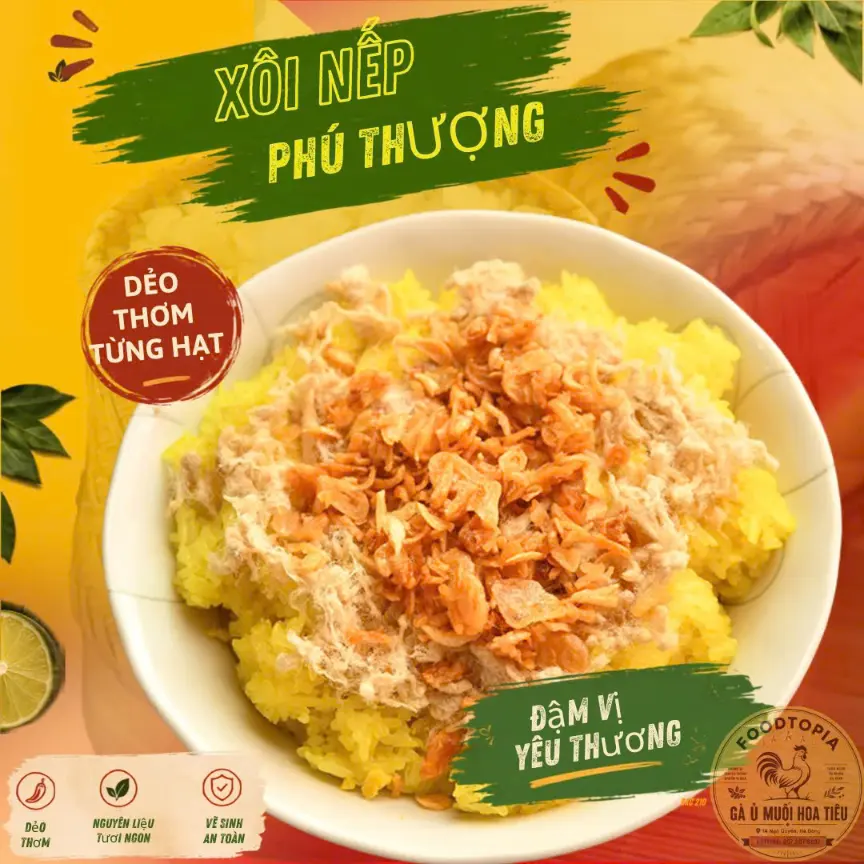 Ảnh bìa FOOD TOPIA - Gà Ủ Muối, Chân Gà Rút Xương & Xôi Nếp - Ngô Quyền