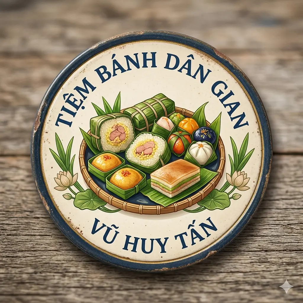 Ảnh bìa Tiệm Bánh Dân Gian - Vũ Huy Tấn