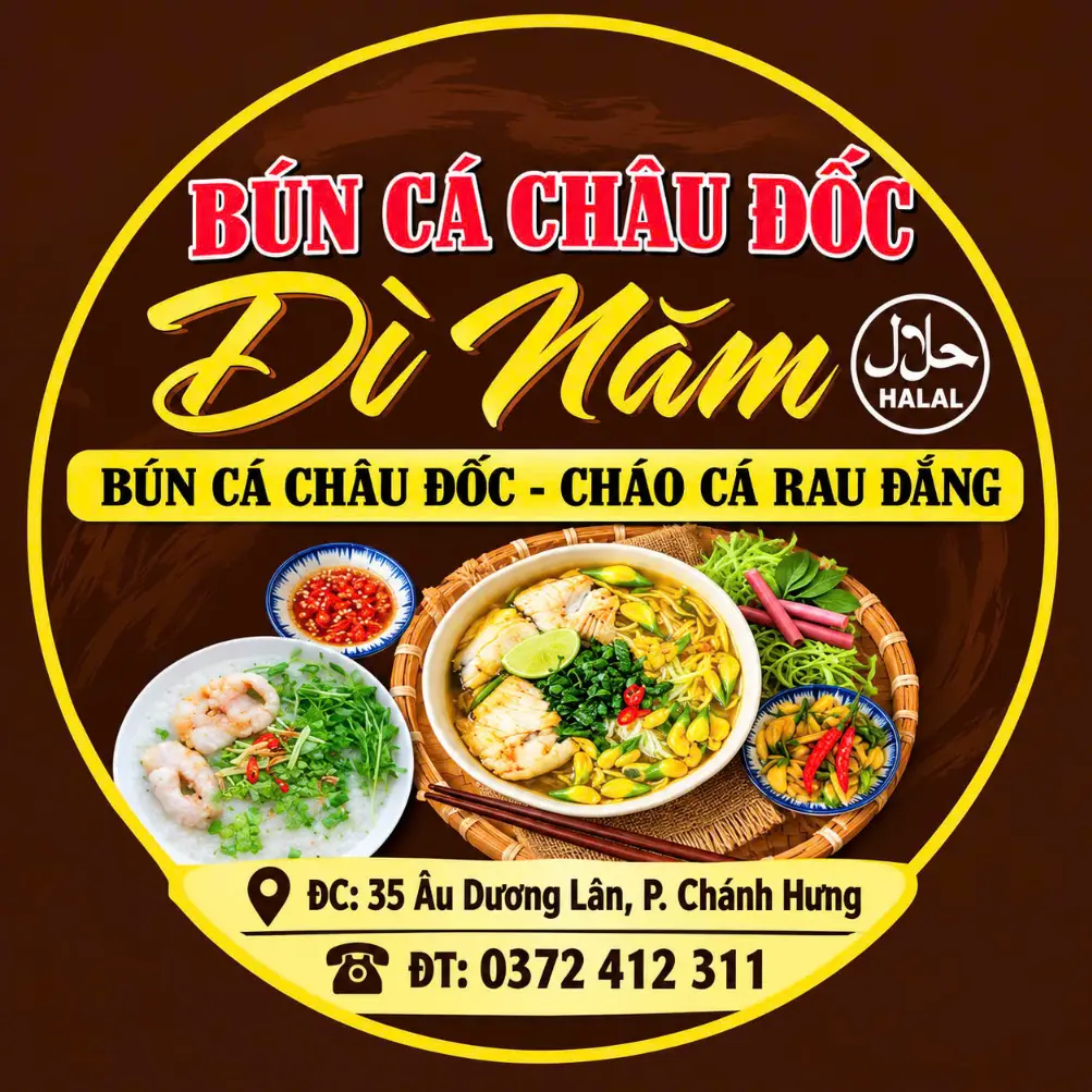 Ảnh bìa Bún Cá Châu Đốc Dì Năm Halal - Âu Dương Lân
