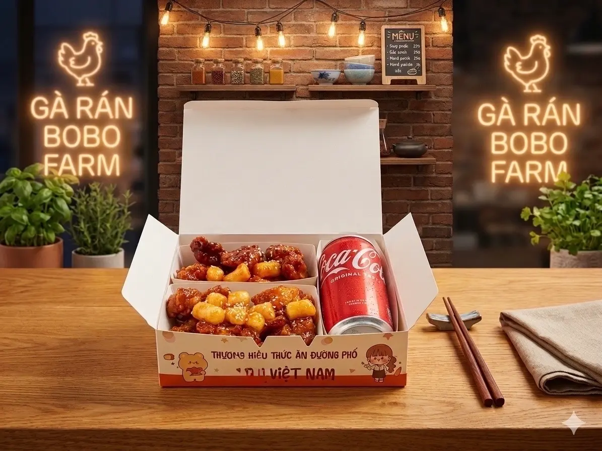 Ảnh bìa Gà Rán Hàn Quốc - Bobo Farm - Lý Phục Man