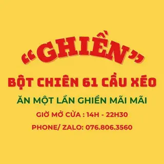 Ảnh đại diện GHIỀN BỘT CHIÊN 61 CẦU XÉO - Bánh bột chiên trứng - Cầu Xéo