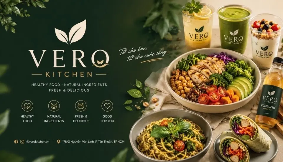 Ảnh bìa VERO KITCHEN - Healthy Food & Beverages - Nguyễn Văn Linh