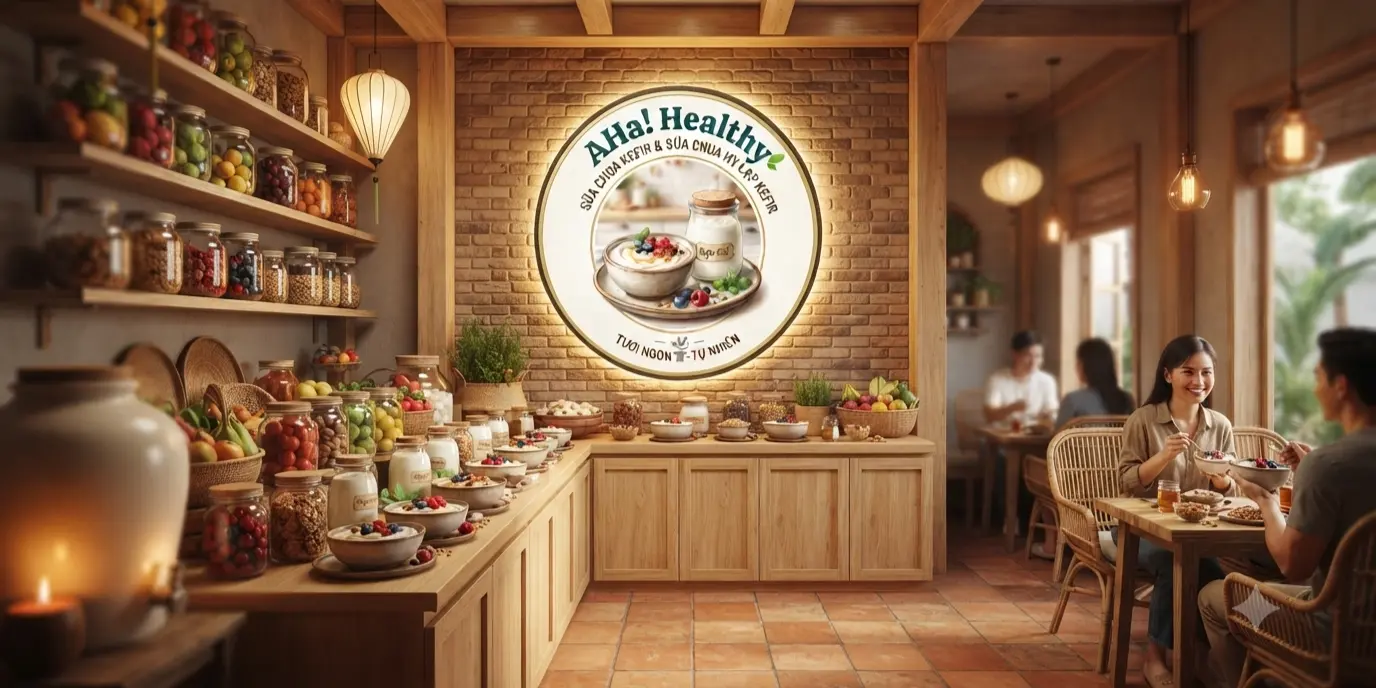 Ảnh bìa AHa! Healthy - Sữa Chua Kefir & Sữa Chua Hy Lạp Kefir - Trường Sa