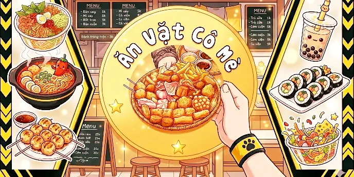 Ảnh bìa Ăn Vặt Cô Mè - Mì Cay & Cá Viên - Mai Hắc Đế