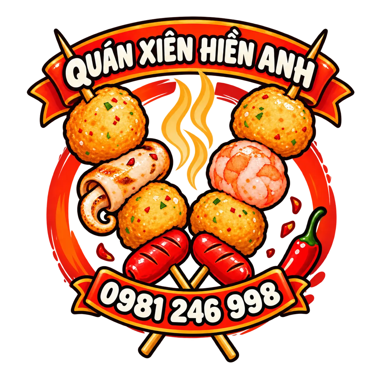 Ảnh bìa Quán Xiên Hiền Anh - Nem Chua Rán & Đồ Viên Chiên - Chùa Bộc