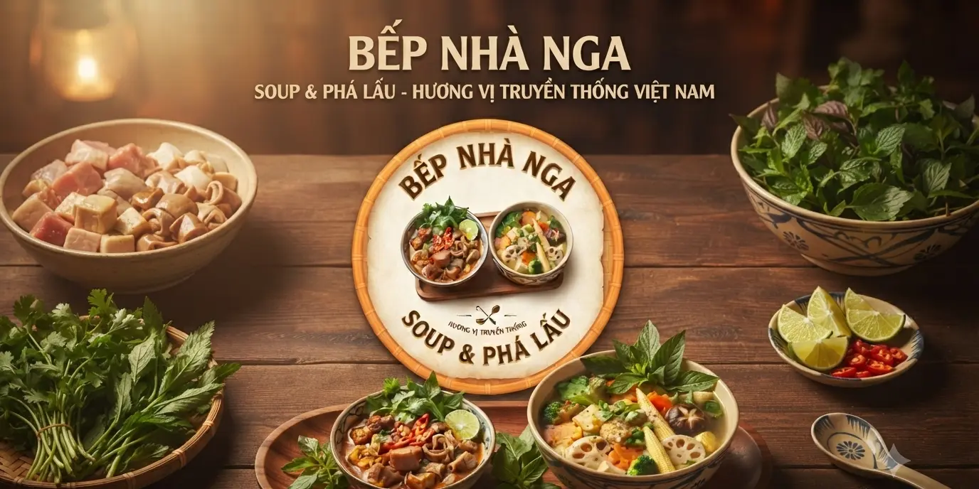 Ảnh bìa Bếp nhà Nga - Soup & Phá Lấu - Khiếu Năng Tĩnh