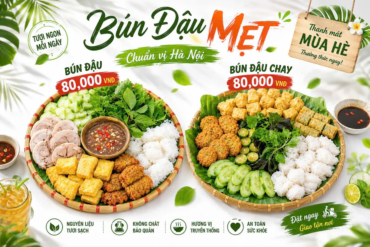 Ảnh bìa Ẩm Thực Việt - Các Món Cuốn, Bún Đậu & Bánh Mỳ Sốt Vang - 61 Quốc Tử Giám