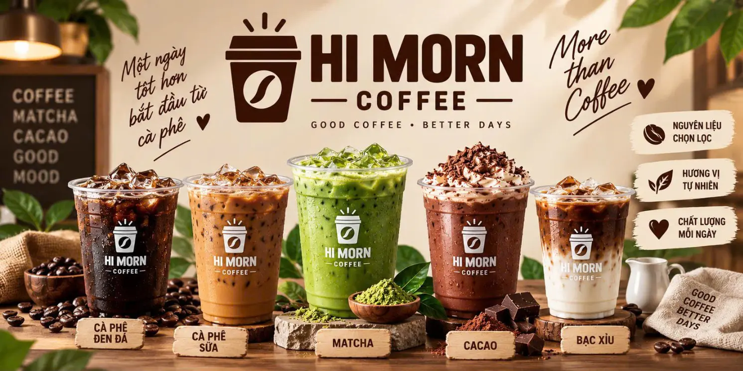 Ảnh bìa Hi Morn - Coffee, Matcha & Cacao - Hương Lộ 2