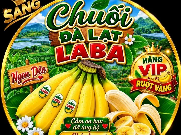Ảnh bìa Trái Cây Cắt Sẵn & Chuối Đà Lạt - LABA - Nguyễn Sỹ Sách