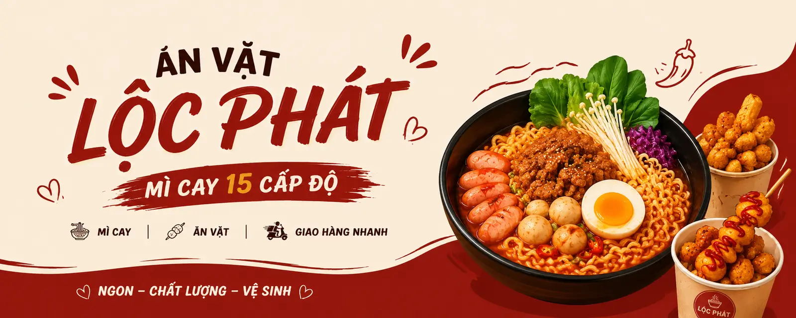 Ảnh bìa Lộc Phát Food - Mì Cay & Ăn Vặt - Nguyễn Thượng Hiền