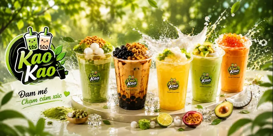 Ảnh bìa KAO KAO - Mì Trộn, Trà Sữa & Đồ Ăn Vặt - Vũ Xuân Thiều