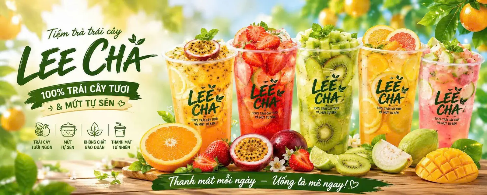 Ảnh bìa Tiệm Trà LEE CHA - Trà Trái Cây Tươi - Trường Chinh