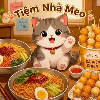 Ảnh đại diện Tiệm Nhà MeoMeo - Mì trộn, Cá viên & Trái Cây - Hậu Lân 1