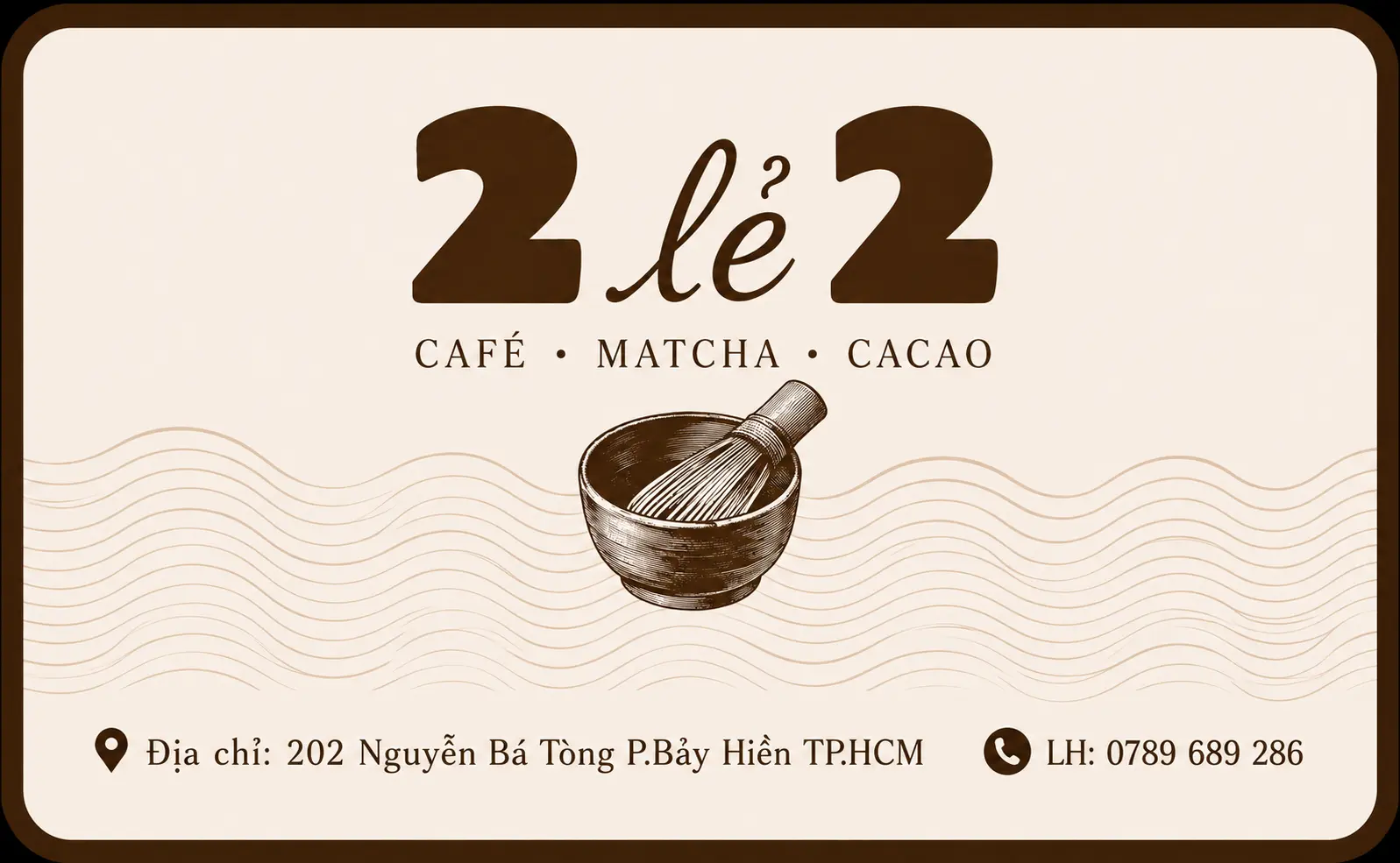 Ảnh bìa 2 Lẻ 2 - Cà Phê, Matcha & Cacao - Nguyễn Bá Tòng