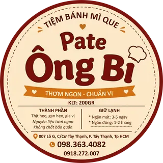 Ảnh đại diện Tiệm Bánh Mì Ông Bi - Chung Cư Tây Thạnh