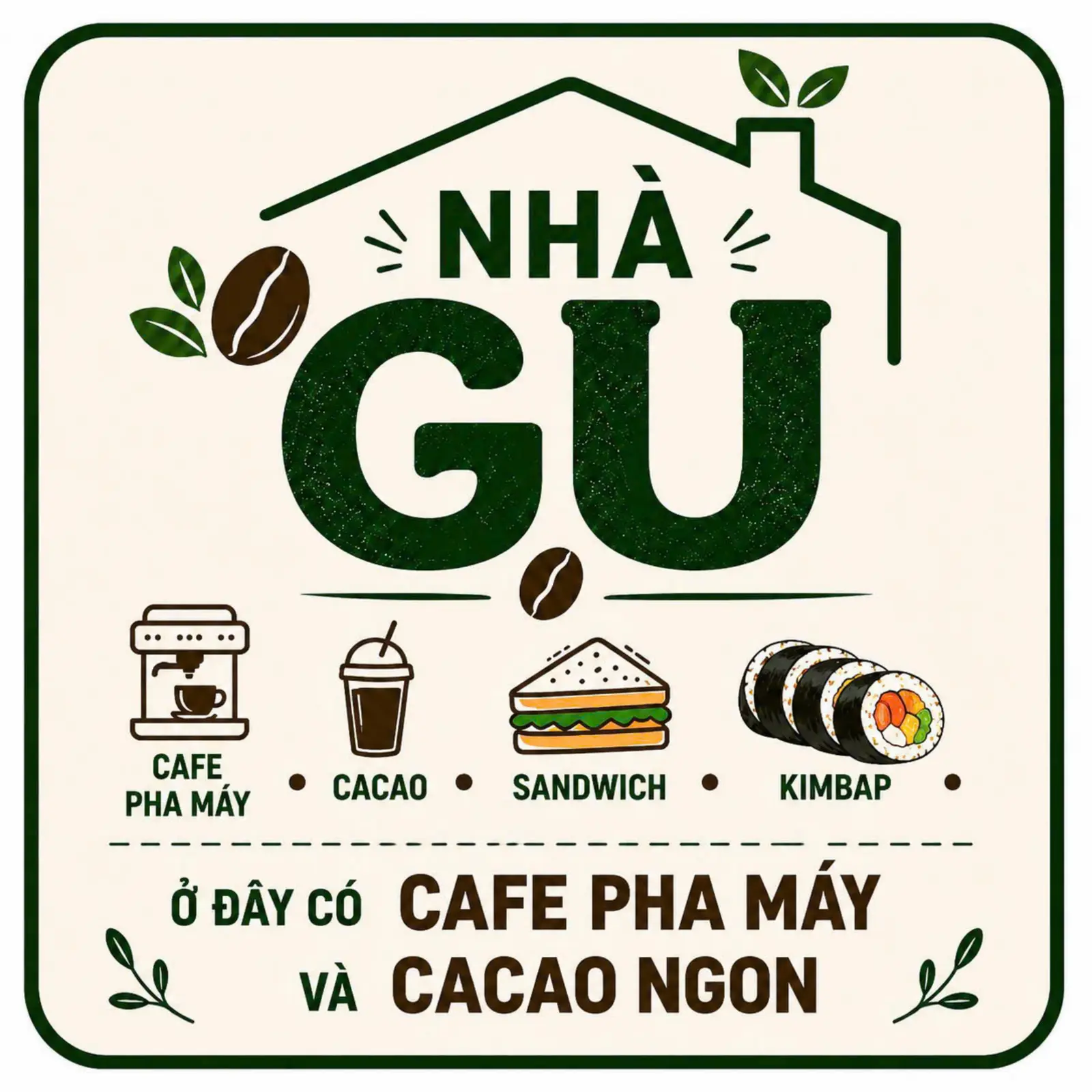 Ảnh bìa Nhà Gu Coffee - Cacao & Food - Ung Văn Khiêm
