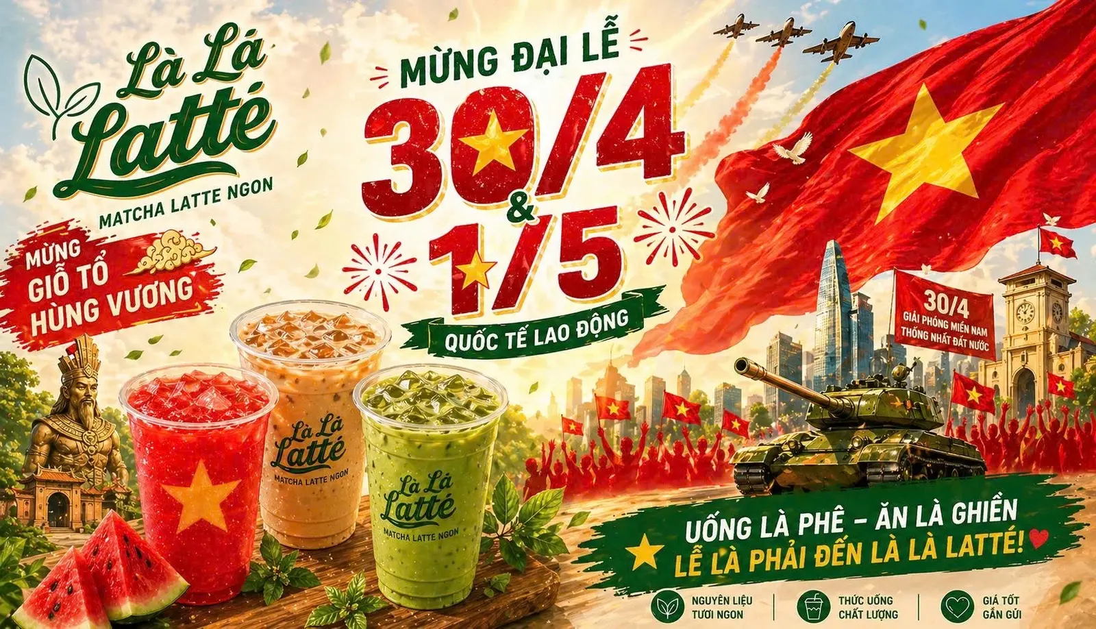 Ảnh bìa Là Lá Latte - Matcha Latte Ngon - Tân Kỳ Tân Quý