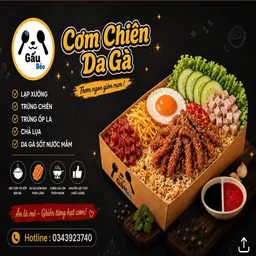 Ảnh bìa Cơm Chiên Da Gà - Gấu Béo - Phan Văn Hớn
